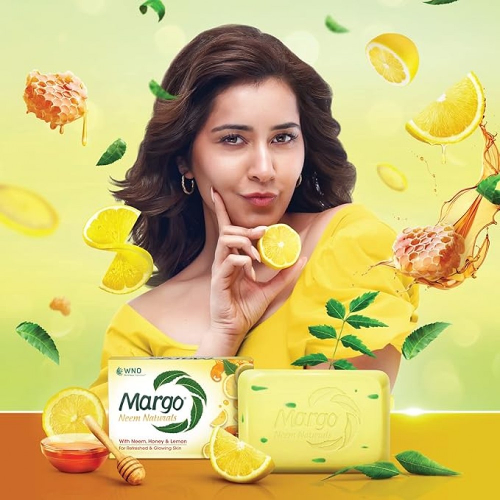 Margo Neem - Honey & Lemon (pack of 5 x 40g)