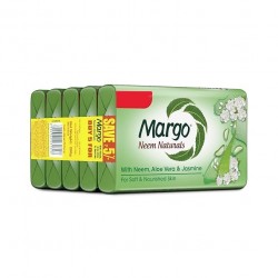 Margo Neem Naturals Aloe Vera & Jasmine (pack of 5 x 40g)