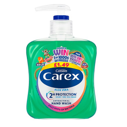 Carex Aloe Vera Antibacterial Hand Wash 250ml