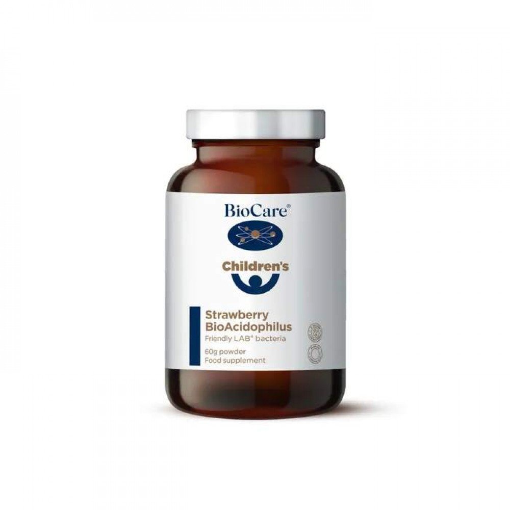 BioCare Children s Strawberry BioAcidophilus Powder (60g) by BioCare BioCare Children s Strawberry BioAcidophilus Powder (60g)13060