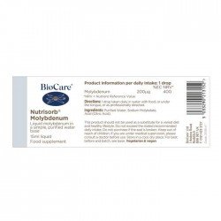 BioCare Nutrisorb® Molybdenum (15ml)