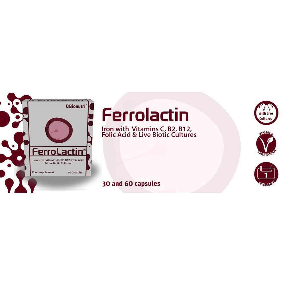 BioNutri Ferrolactin (30 caps) by BioNutri BioNutri Ferrolactin (30 caps)1008