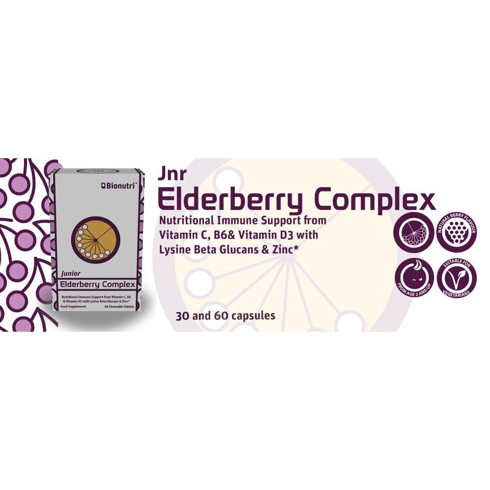 BioNutri Junior Elderberry Complex Tablets BioNutri Junior Elderberry Complex Tablets