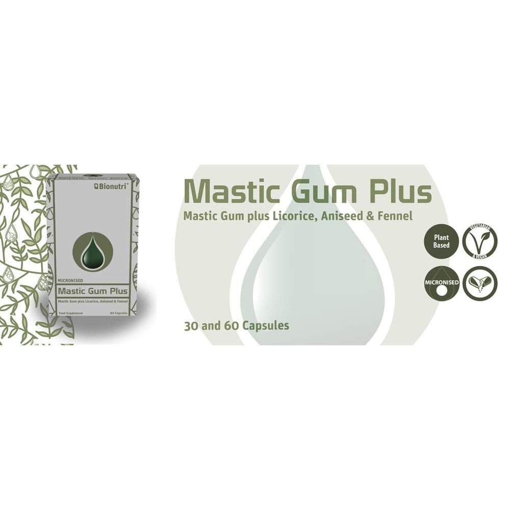 BioNutri Mastic Gum Plus Capsules BioNutri Mastic Gum Plus Capsules