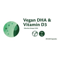 BioNutri Vegan DHA and Vitamin D3 Capsules
