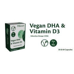 BioNutri Vegan DHA and Vitamin D3 (30 caps)