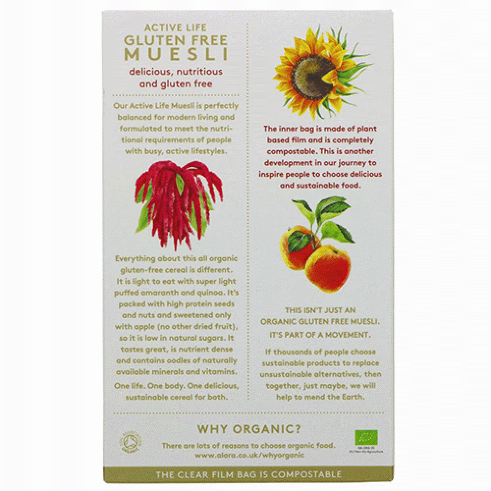 Alara Active Muesli (250g)JSUMX236