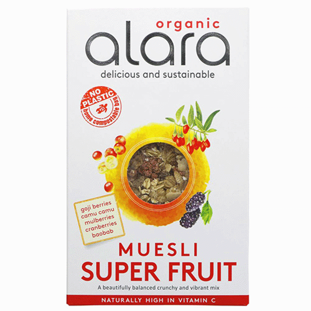Alara Muesli Super Fruits (500g) by Alara Organic Alara Muesli Super Fruits (500g)JSUMX047