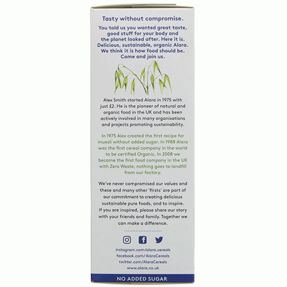 Alara Gluten Free Scottish Porridge (500g) by Alara Organic Alara Gluten Free Scottish Porridge (500g)JSUFX026