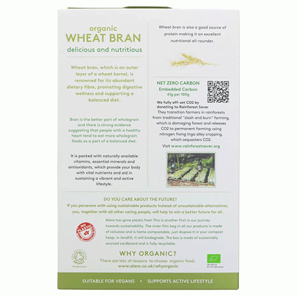 Alara Wheat Bran (650g)JSUFX002