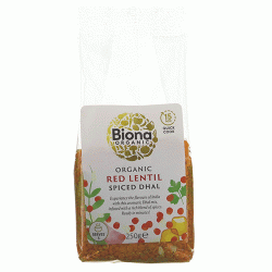 Biona Spiced Red Lentil Dhal (250g)