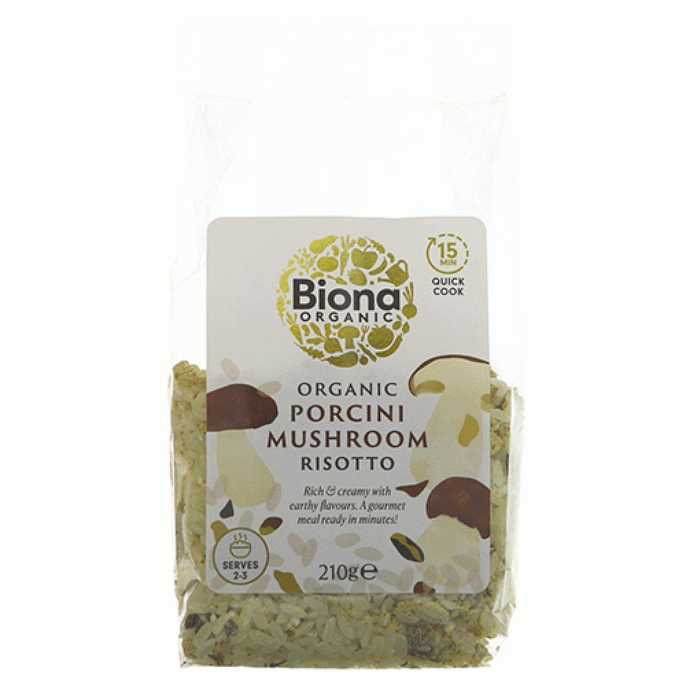 Biona Porcini Mushroom Risotto (210g)JSUQS108