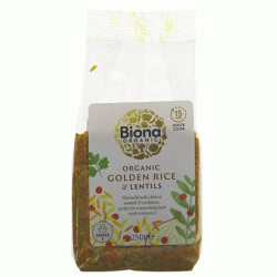 Biona Golden Rice & Lentils (250g)