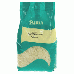 Suma Organic White Basmati Rice (750g)