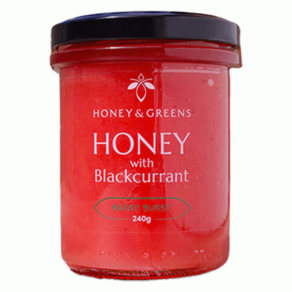 British Honey with Blackcurrant (240g)JHG5059