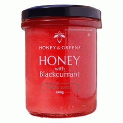 British Honey with Blackcurrant (240g)