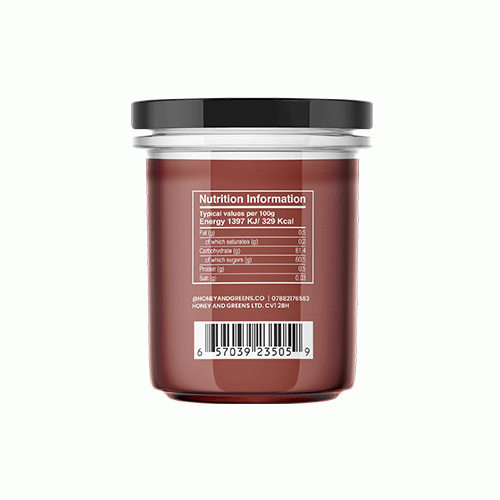 British Honey with Blackcurrant (240g) by Honey & Greens British Honey with Blackcurrant (240g)JHG5059