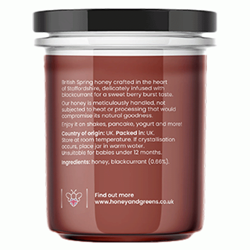 British Honey with Blackcurrant (240g)JHG5059