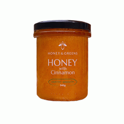 British Honey with Ceylon Cinnamon (240g)