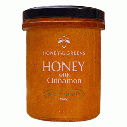 British Honey with Ceylon Cinnamon (240g)
