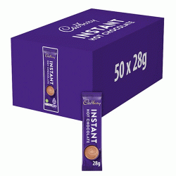Cadbury Instant Hot Chocolate Sachet (50 x 28g)