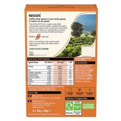 Nescafe 3in1 Caramel Instant Coffee Sachets (6 x 16g)