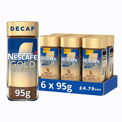Buy Nescafe Gold Blend Decaf Instant Coffee (95g) from J