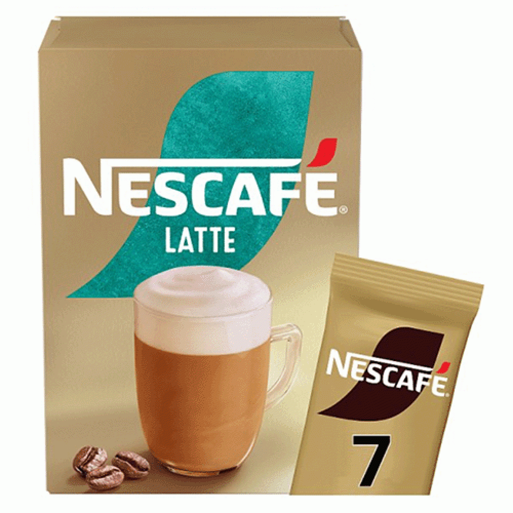 Nescafe Latte Instant Coffee (7 x 18g Sachets) Nescafe Latte Instant Coffee (7 x 18g Sachets)