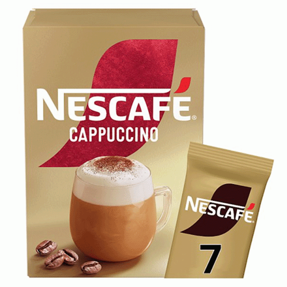 Nescafe Cappuccino Instant Coffee (7 x 15.5g Sachets) Nescafe Cappuccino Instant Coffee (7 x 15.5g Sachets)