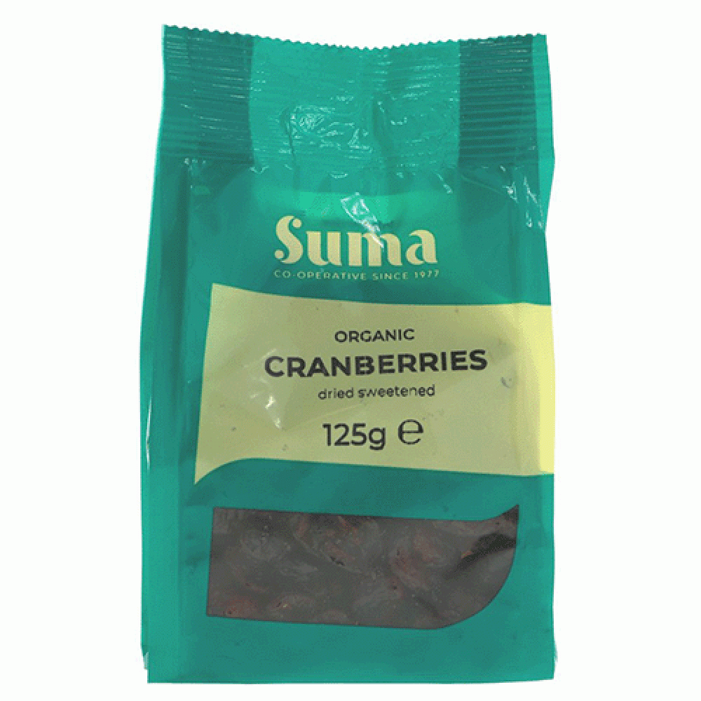 Suma Cranberries - Organic (125g) Suma Cranberries - Organic (125g)