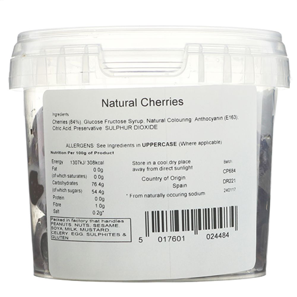 Suma Cherries Glace - Dark Red (200g) Suma Cherries Glace - Dark Red (200g)