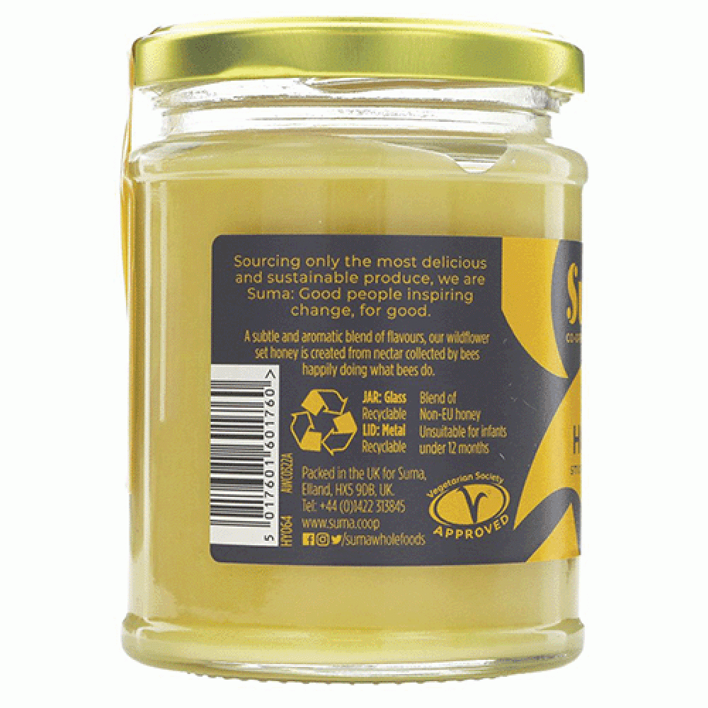 Suma Wildflower Pure Set Honey (340g) by Suma Suma Wildflower Pure Set Honey (340g)JSHY064