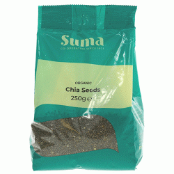 Suma Chia Seeds, Black - Organic (250g)