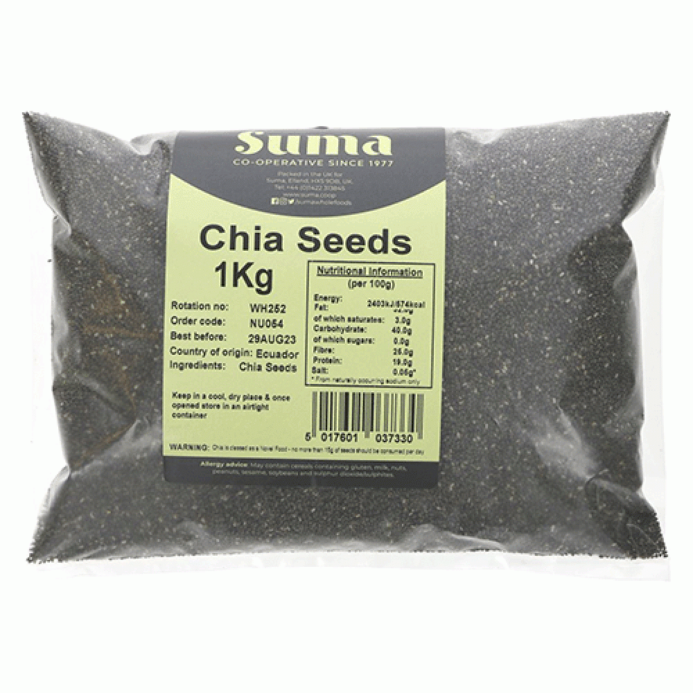 Suma Chia Seeds (1kg)JSNU054