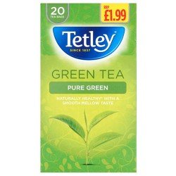 Tetley Pure Green Tea (20 Tea Bags)