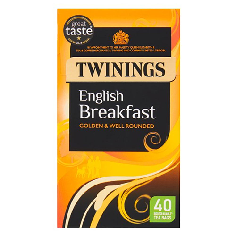 Twinings English Breakfast (40 Tea Bags)