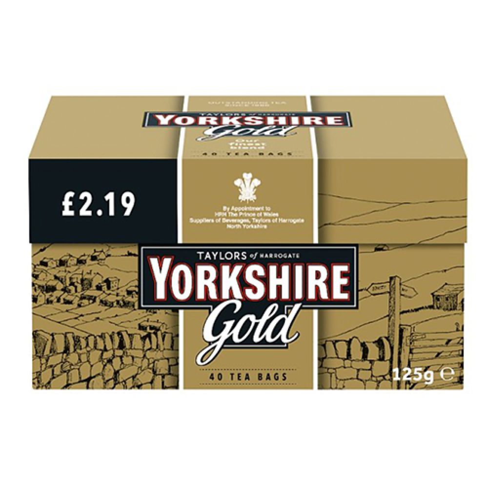 TAYLORS of HARROGATE Yorkshire Gold (40 Tea Bags)